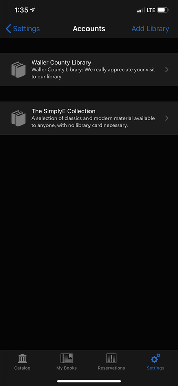 SimplyE Select Library